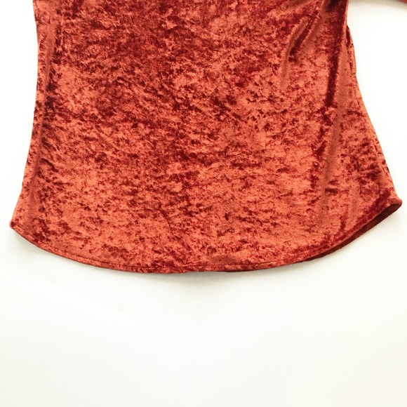 VTG Lone Roo By Roper Crushed Velvet Blouse - Picture 9 of 12